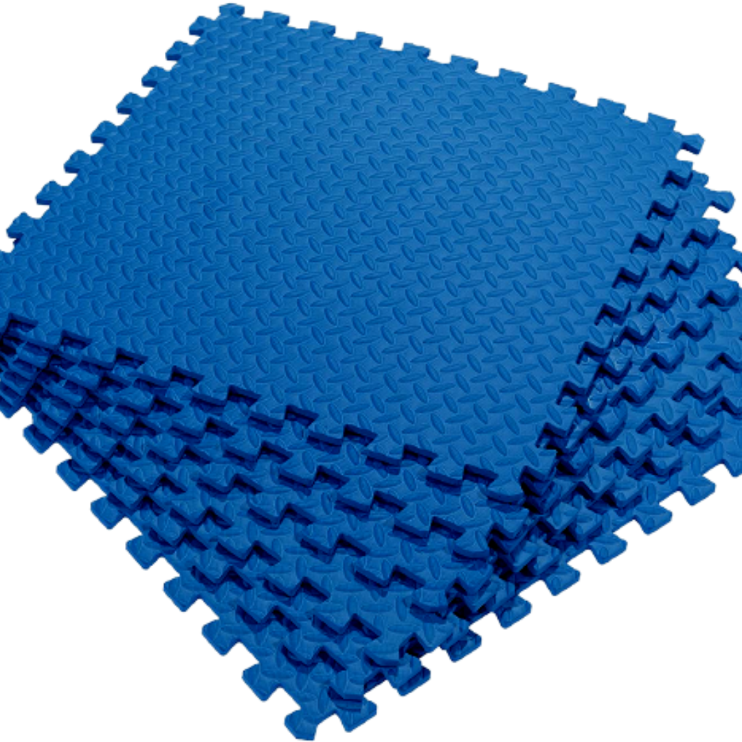 HAJEX Interlocking Exercise Gym Floor Mat - Pack of 6