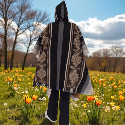 Choco brown Soft Handmade Wool Ponchos