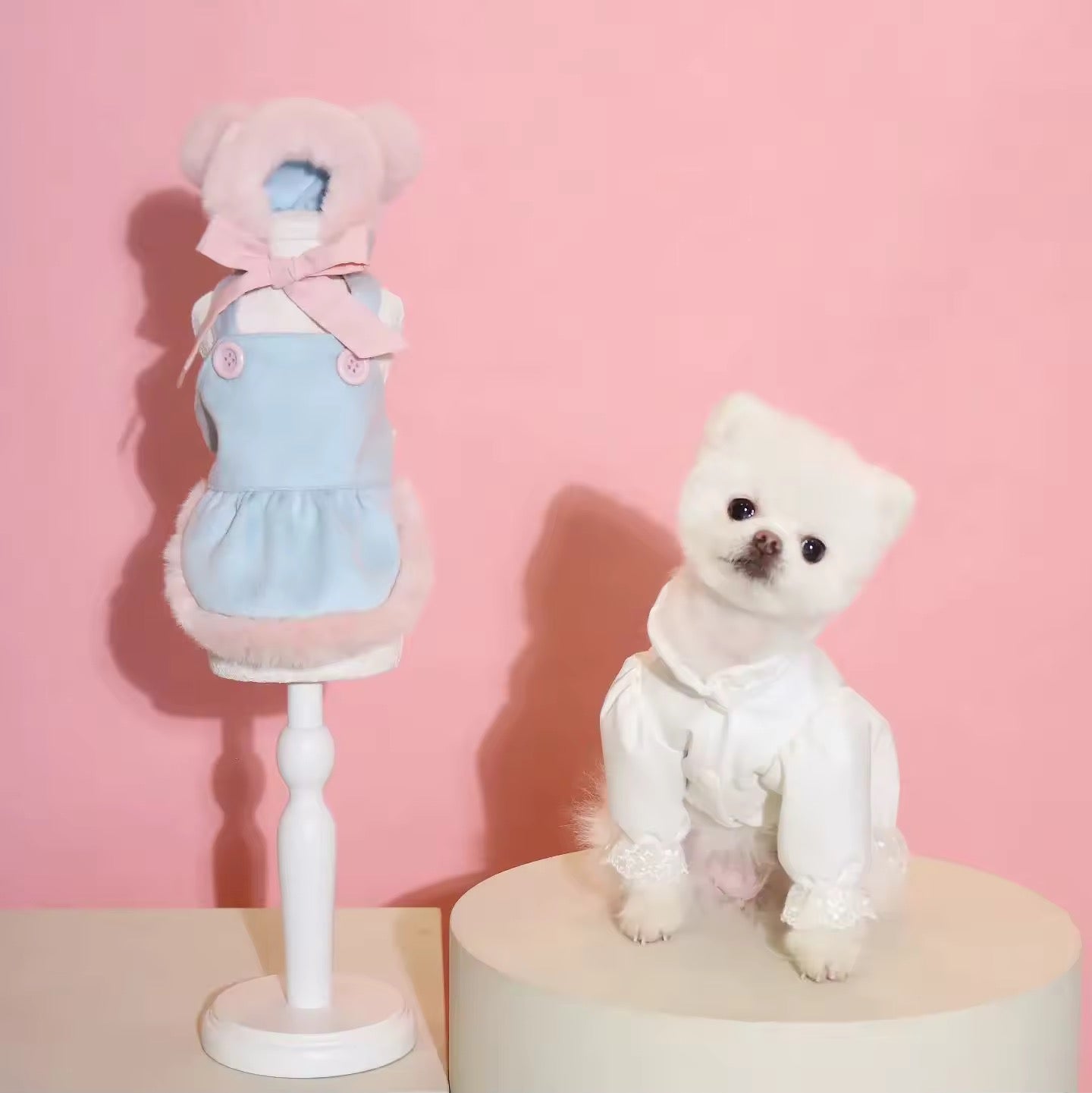 Baby Blue Easter Bunny Outfit – Easter Dog Hat Set