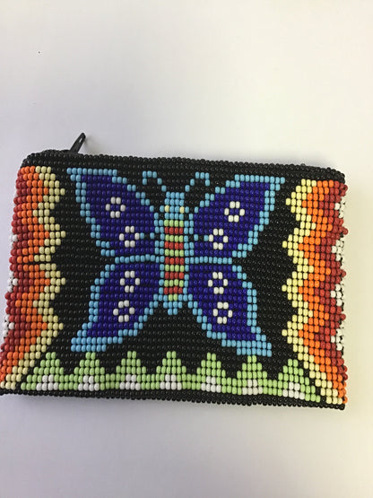Butterfly Beaded coin purse