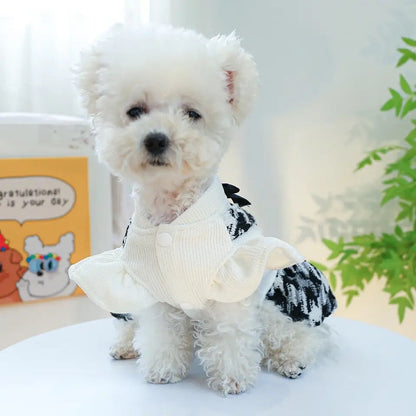 Mademoiselle Tweed Dog Dress | Pet Fashion Dress