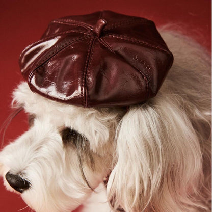 Monsieur Dog Hat | Dog Beret Hat
