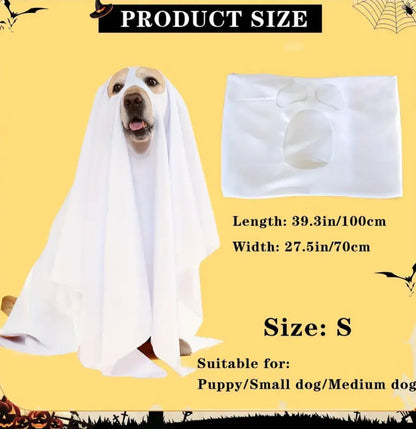 Ghost Dog Costume | Halloween Dog Costume