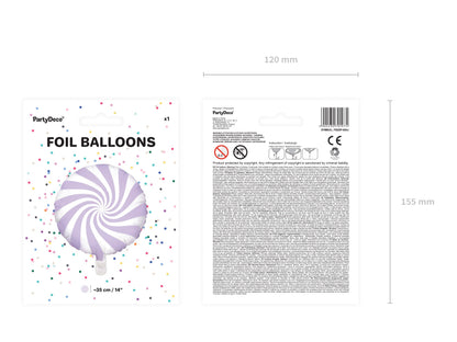 Lavender Swirl Candy Balloon