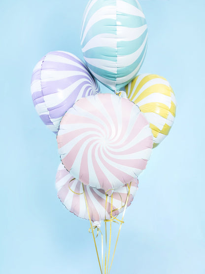 Pink Swirl Candy Balloon