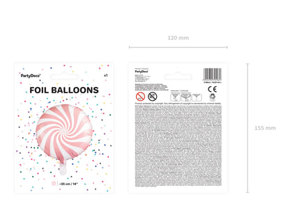 Pink Swirl Candy Balloon