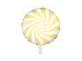 Light Yellow Swirl Candy Balloon