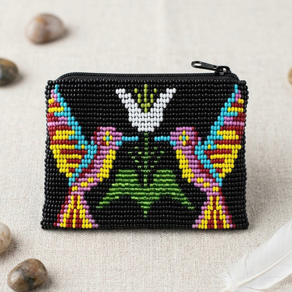 HummingBird Beaded coin purses