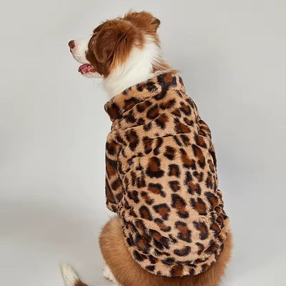 Leopard Lover Dog Coat – Luxury Statement Outerwear for Dogs