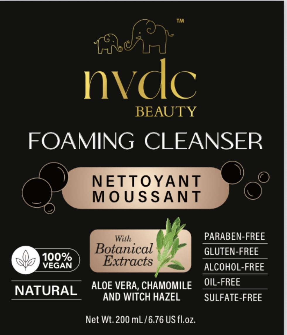 Enriched Face Foaming Cleanser with Chamomile & Witch Hazel