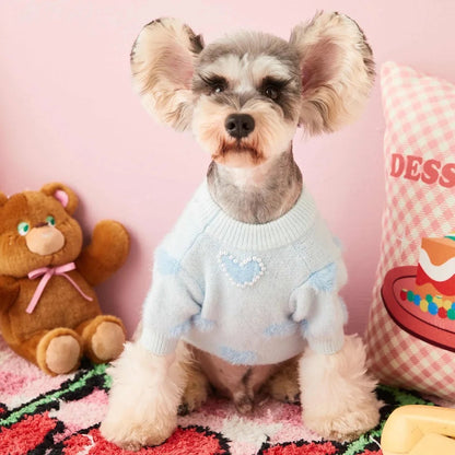 Dog Sweater | Sweetheart Knit Dog Sweater