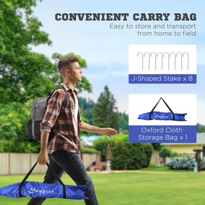 6' x 3' Set of 2 Soccer Nets for Backyard, Portable Soccer Goal for Practice with Carry Bag
