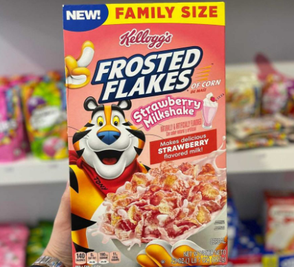 FROSTED FLAKES STRAWBERRY MILKSHAKE (FAMILY SIZE)