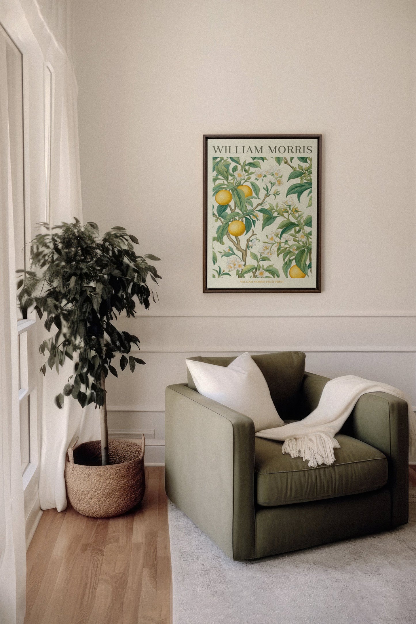 FRUIT PRINT, Oeuvre sur toile étirée