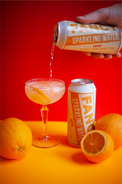 Fancy Sparkling Water – Orange | Zero Sugar Citrus Sparkling Water