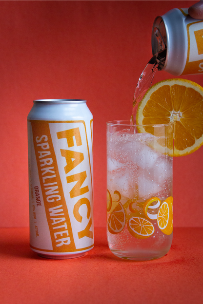 Fancy Sparkling Water – Orange | Zero Sugar Citrus Sparkling Water