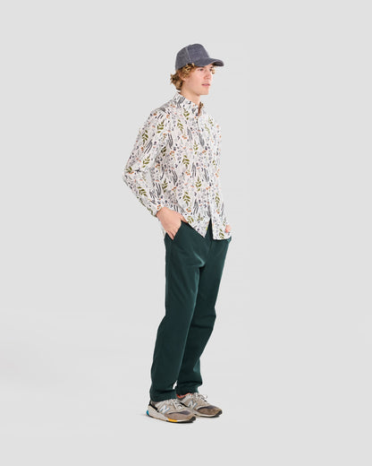 Khaki Green Chino Pants