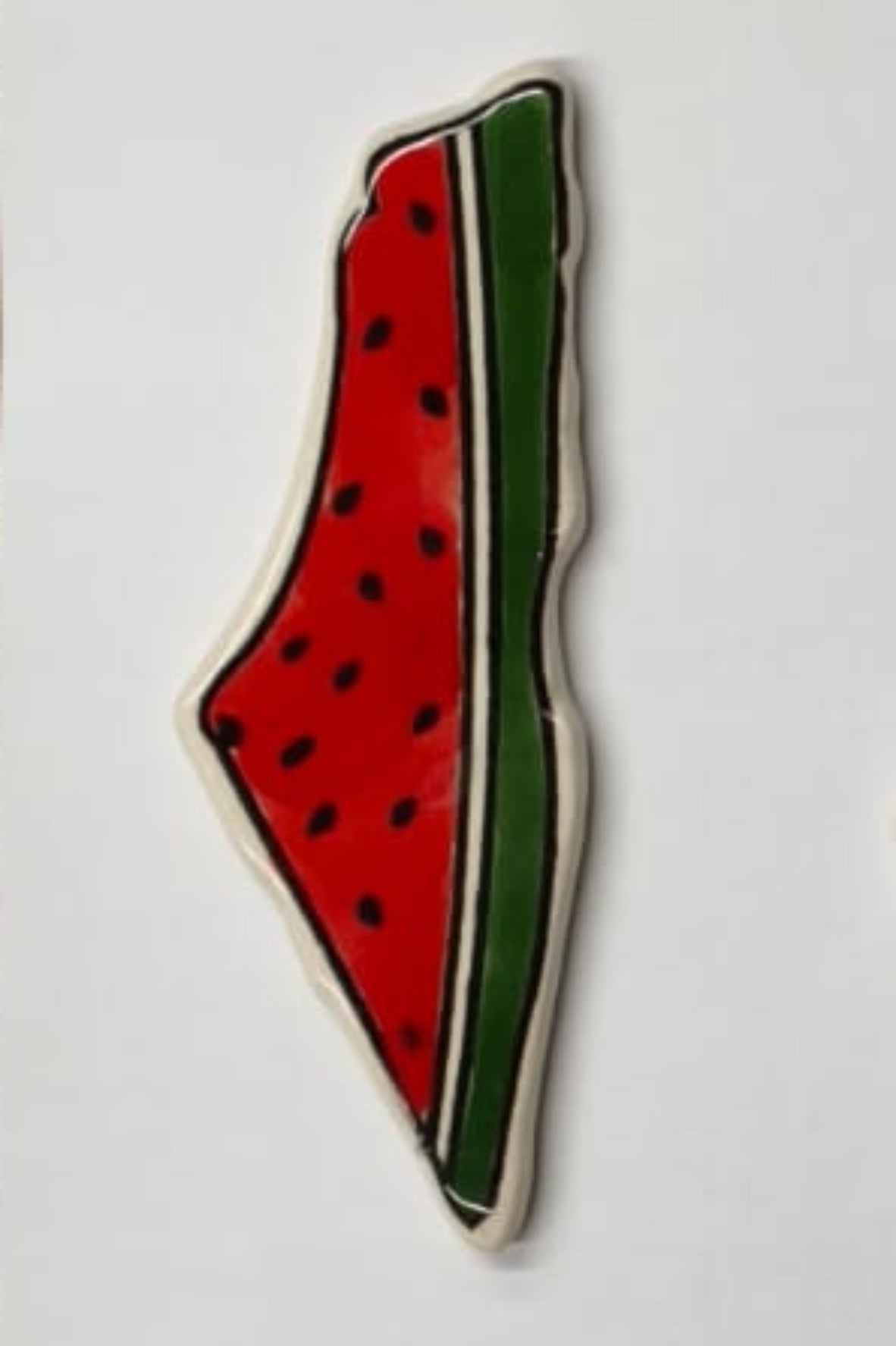 Fridge Magnet Map Ceramic Palestine