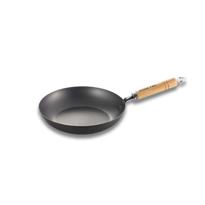 Yoshikawa Cook-Pal Ren Nitrided Carbon Steel Fry Pan 24cm – Made in Japan