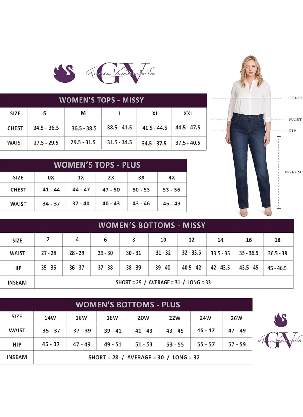 Gloria Vanderbilt Classic Rise Amanda Corduroy Pants