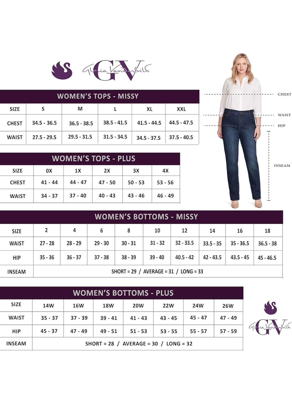 Gloria Vanderbilt Classic Rise Amanda Corduroy Pants