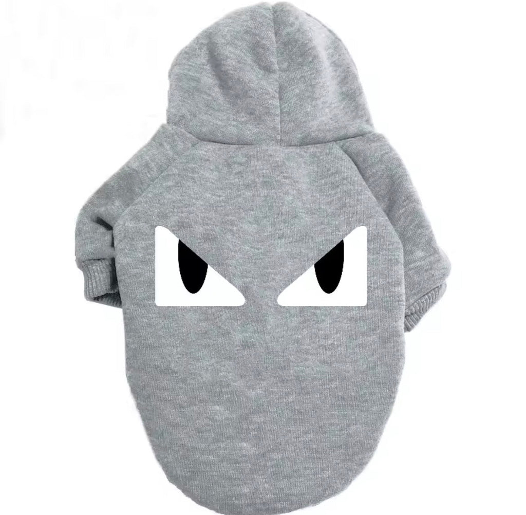 Bat Eyes Dog Hoodie – Luxury Graphic Streetwear Hoodie for Dogs