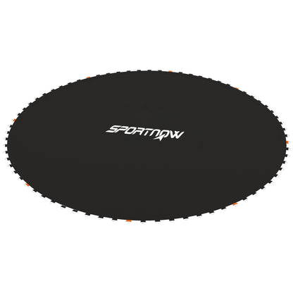 Trampoline Mat Replacement with Spring Pull Tool and 72 V-Hooks, Fits 12ft Trampoline, Using 5.5" Springs, Green