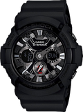 CASIO G-Shock Analog-Digital with IP Aluminum Bezel Black | GA201-1A