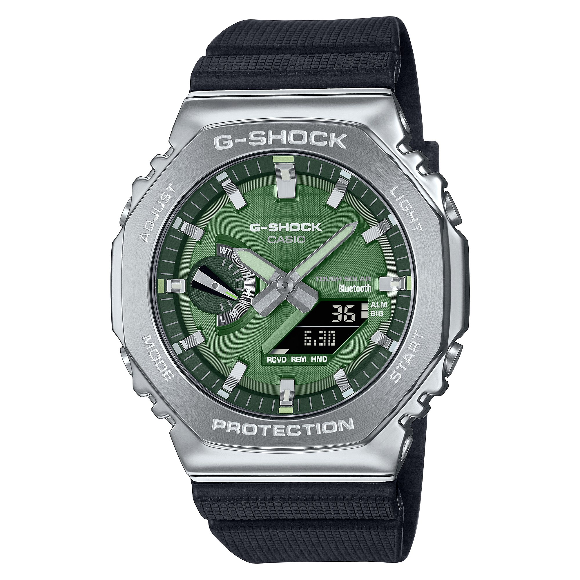 CASIO G-Shock Analog Digital Steel Green Dial | GBM2100A-1A3