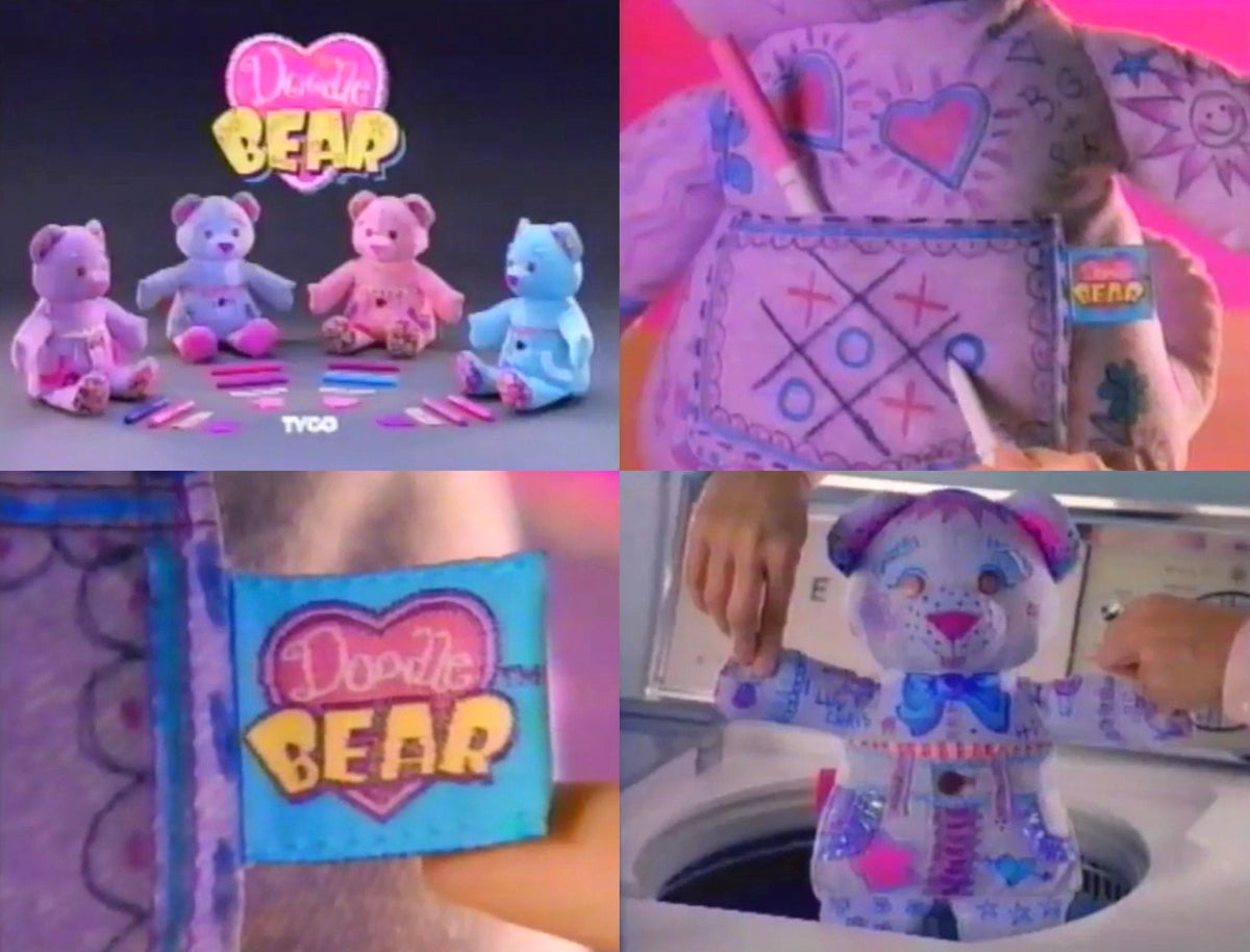 Doodle Bear 90s Retro | Collectible Pin