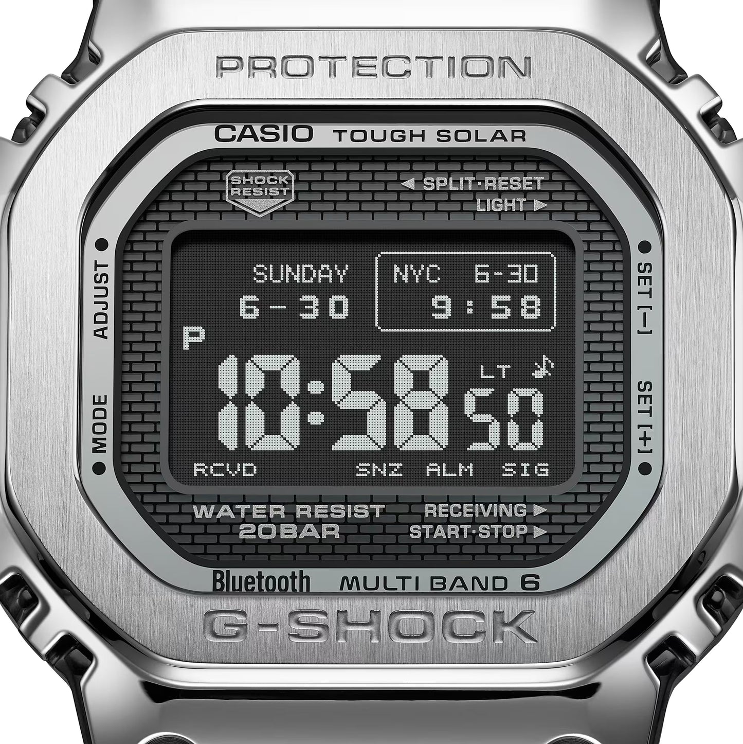 CASIO G-Shock Full Metal 5000 Series Silver | GMW-BZ5000D-1