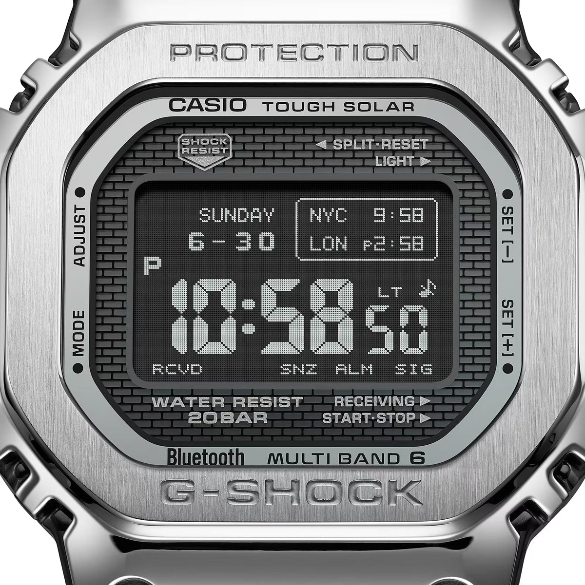 CASIO G-Shock Full Metal 5000 Series Silver | GMW-BZ5000D-1
