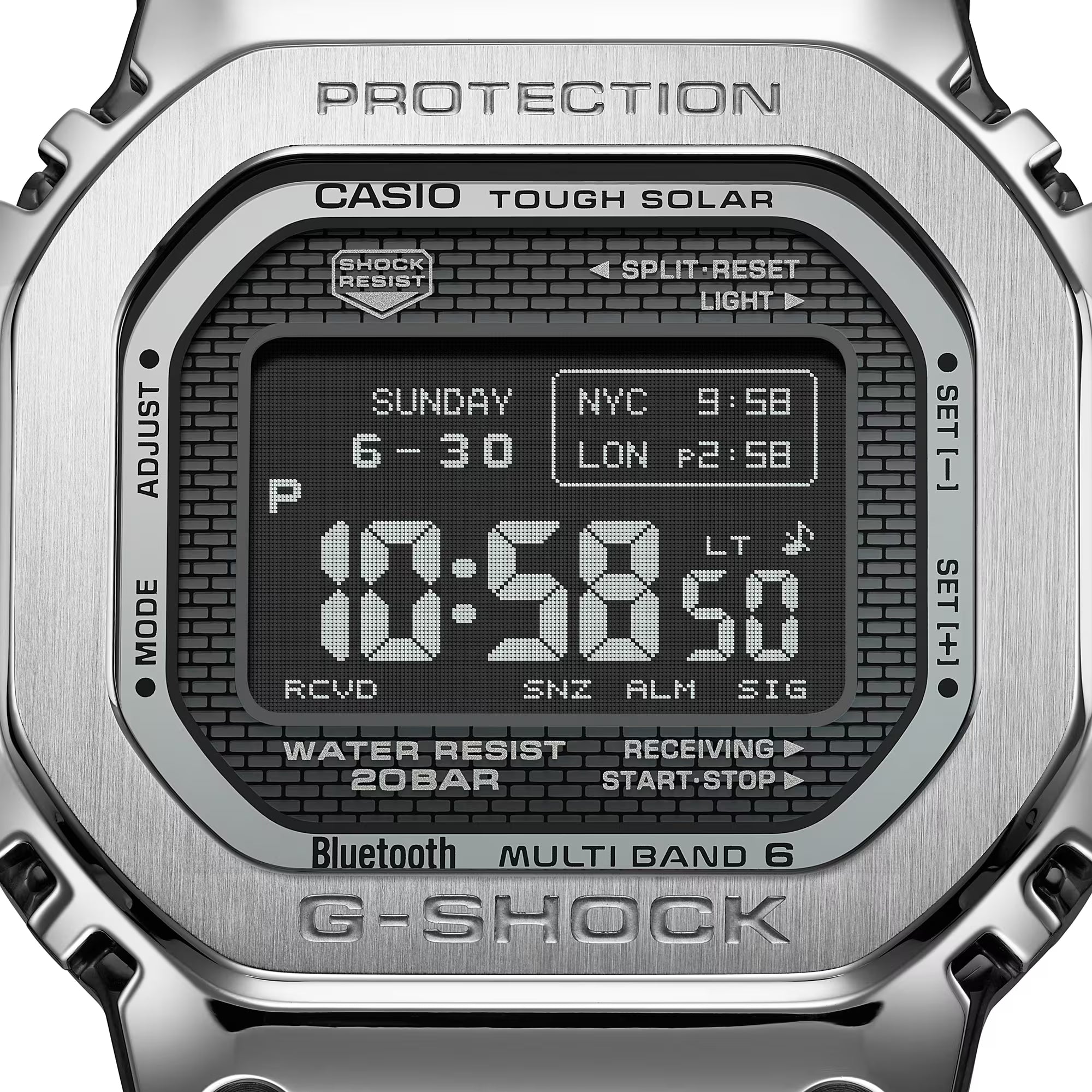 CASIO G-Shock Full Metal 5000 Series Silver | GMW-BZ5000D-1