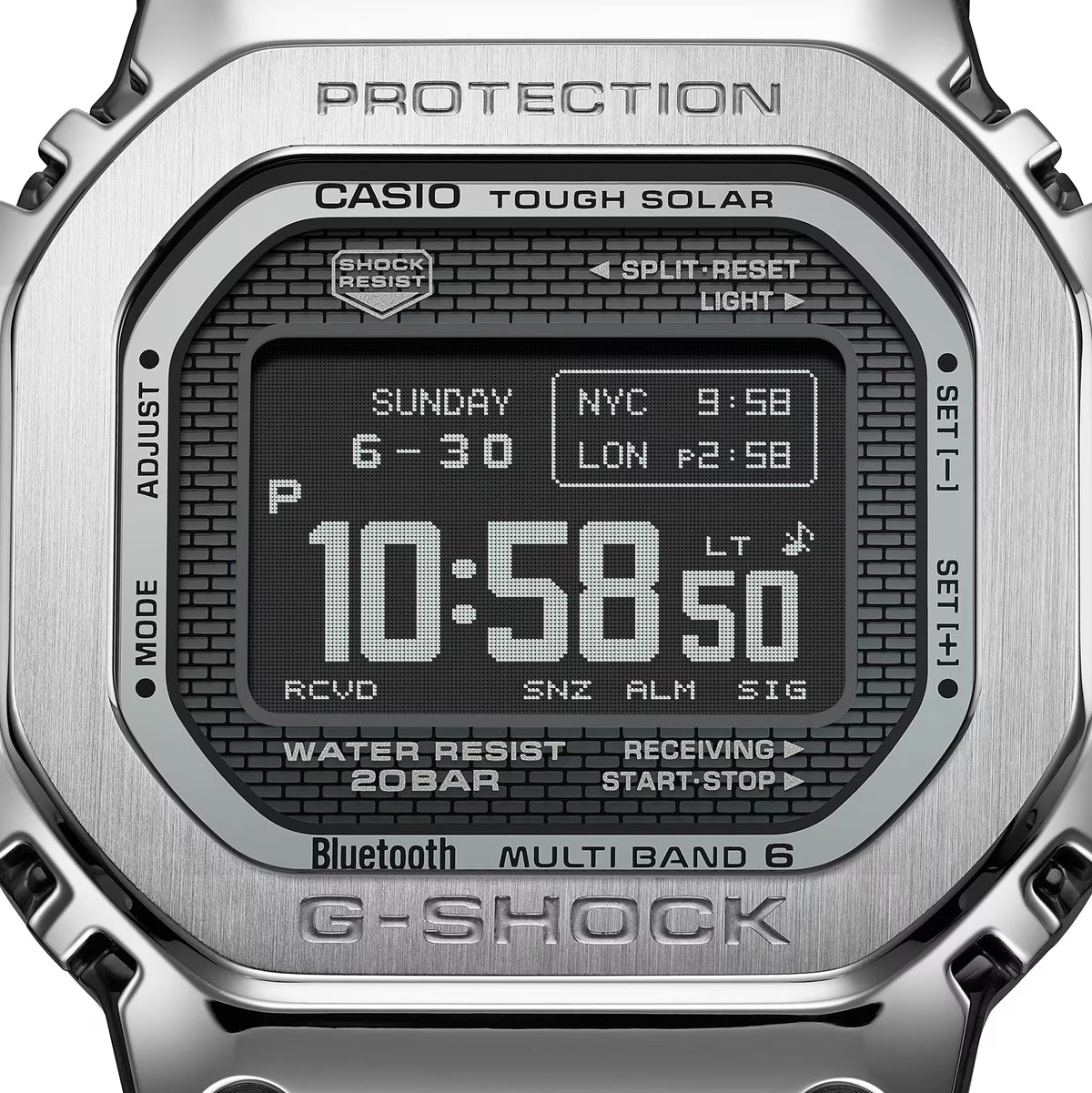 CASIO G-Shock Full Metal 5000 Series Silver | GMW-BZ5000D-1