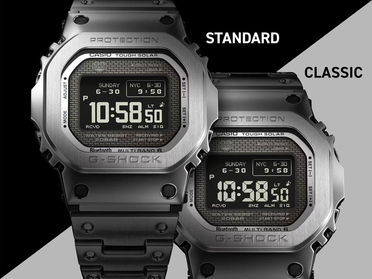 CASIO G-Shock Full Metal 5000 Series Silver | GMW-BZ5000D-1