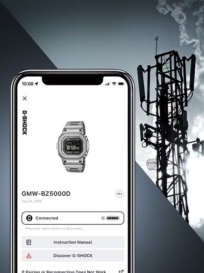 CASIO G-Shock Full Metal 5000 Series Silver | GMW-BZ5000D-1