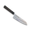 Ginrei Silver 3-Layer Nashiji Santoku knife 170mm Wenge Handle