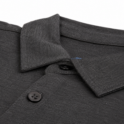 Men's 100% Merino Wool Golf Shirt (with pocket) 175 GSM - Lightweight