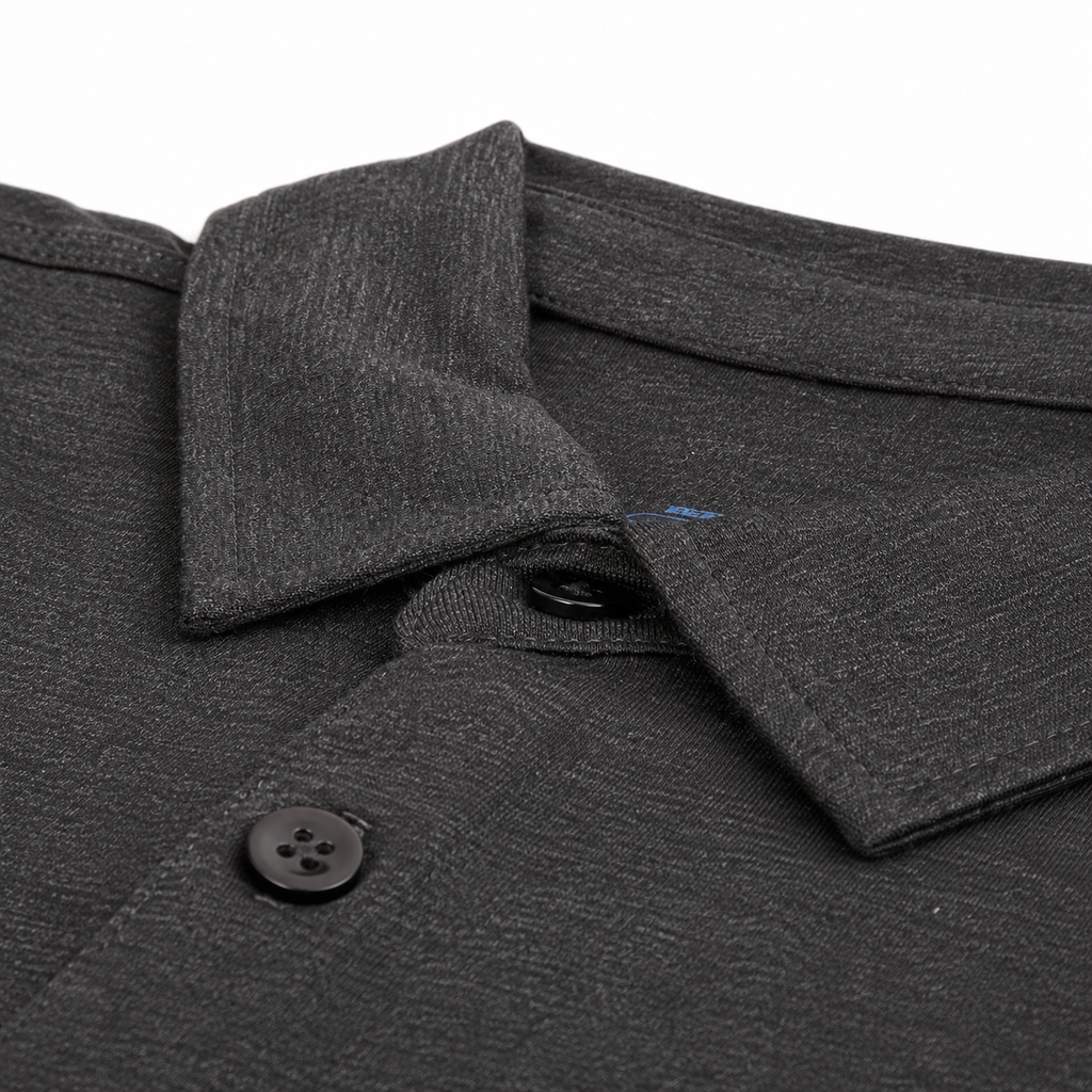 Men's 100% Merino Wool Golf Shirt (with pocket) 175 GSM - Lightweight