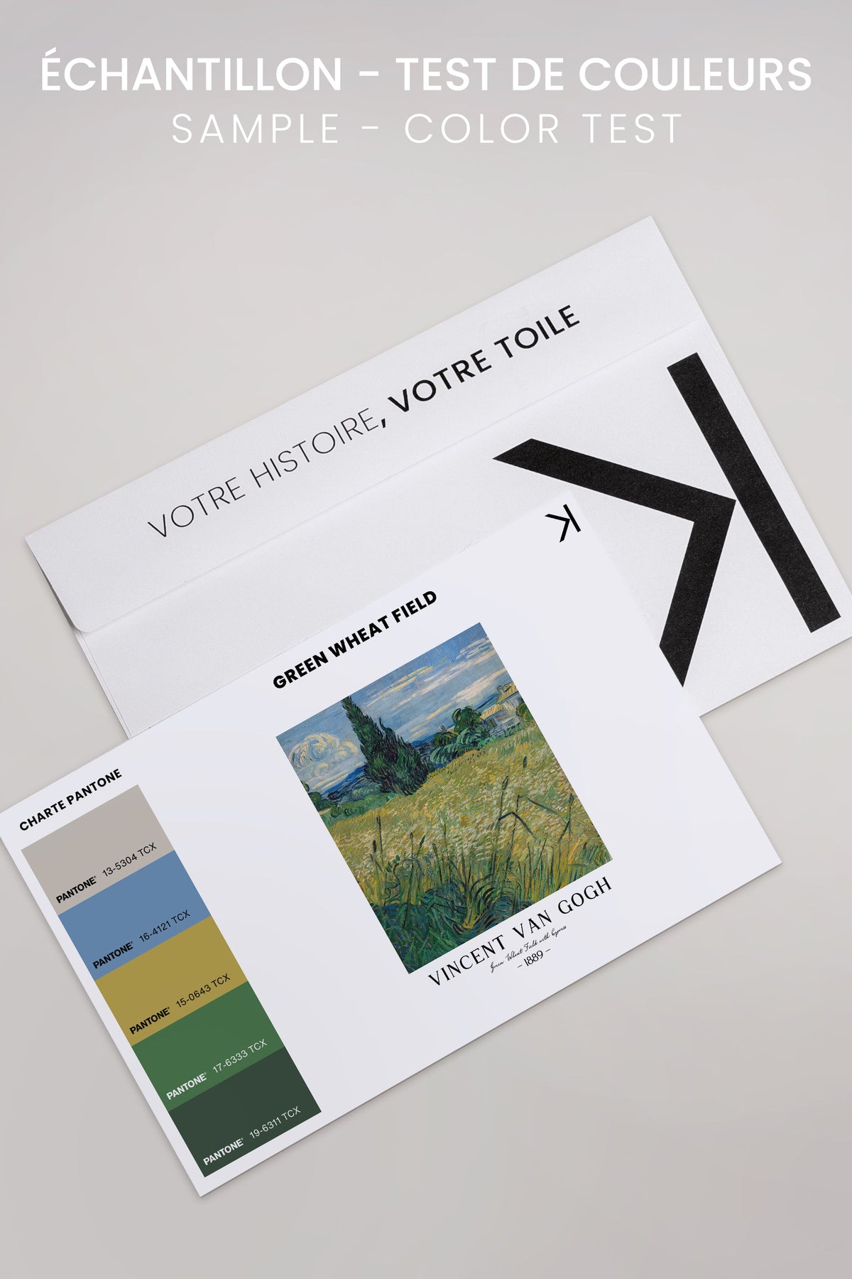 GREEN WHEAT FIELD, Oeuvre sur toile étirée