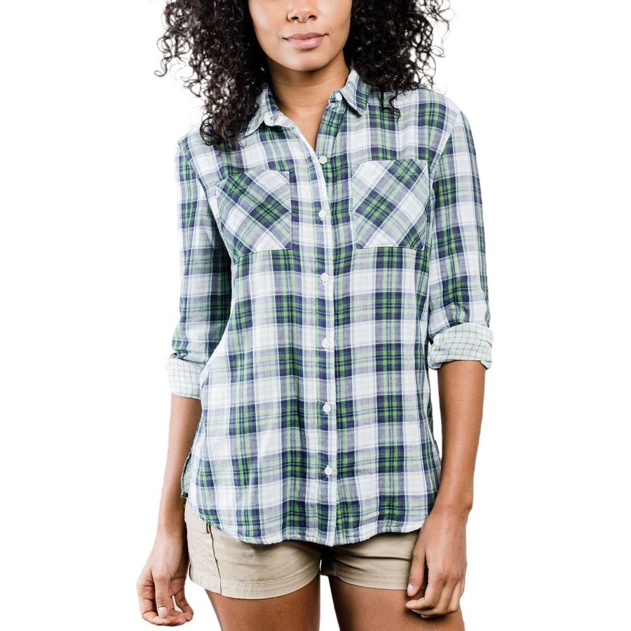 United By Blue Womens Stargrass Organic Cotton Plaid Shirts