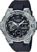 CASIO G-Shock G-Steel Stainless Steel Solar Black-Red/Silver | GSTB400-1A