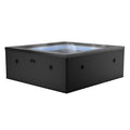 Wave | Garda | 4/6-Person Eco Foam Hot Tub | Square | Built-In Integrated Heater