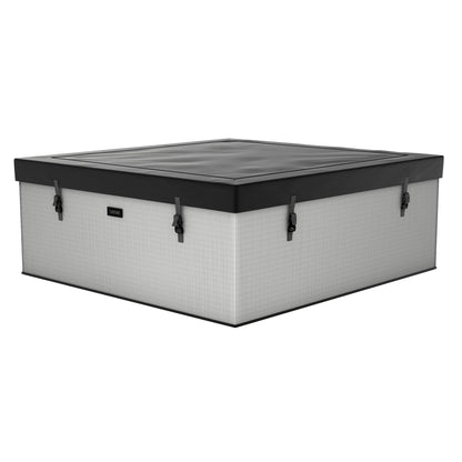 Wave | Garda | 4/6-Person Eco Foam Hot Tub | Square | Built-In Integrated Heater