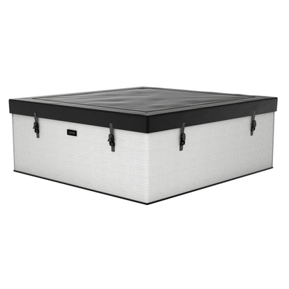 Wave | Garda | 4/6-Person Eco Foam Hot Tub | Square | Built-In Integrated Heater