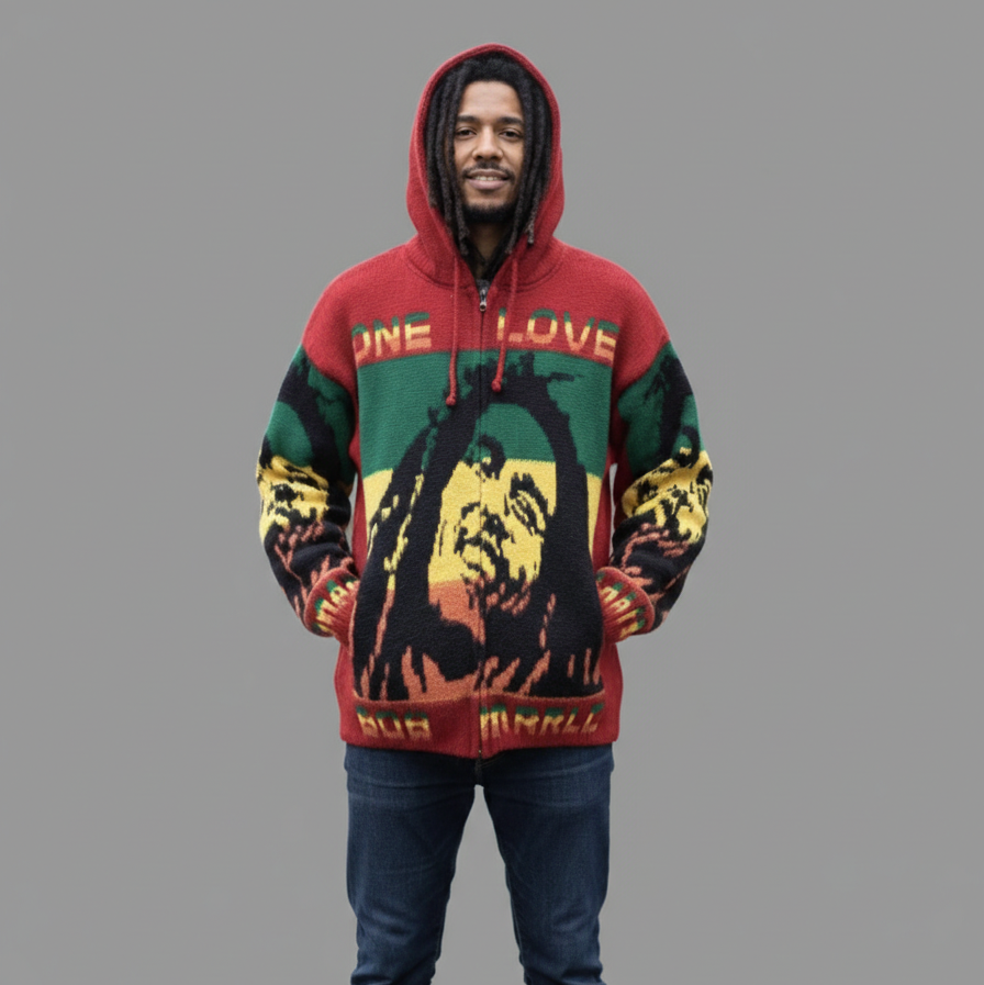 Bob Marley Unisex Alpaca Sweater