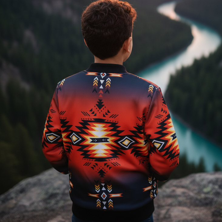Scarlet Dusk Kids Bomber