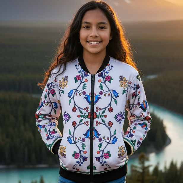 Snow Petal Kids Bomber