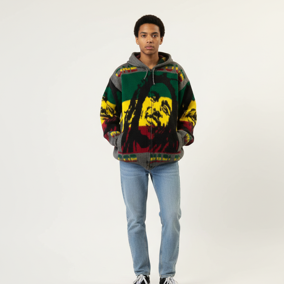 Bob Marley Unisex Alpaca Sweater