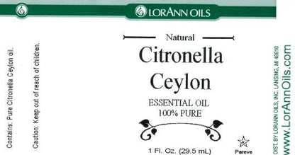 Citronella Oil - Aromatherapy - 1 oz., 16 oz. - Ships Free Within Canada on Orders Above CAD $199